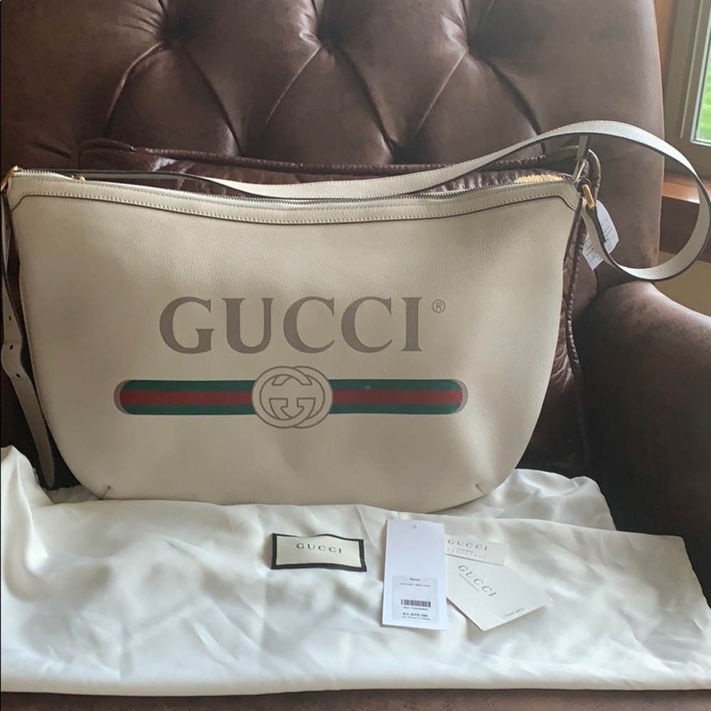 Gucci Leather Hobo Bag 2018